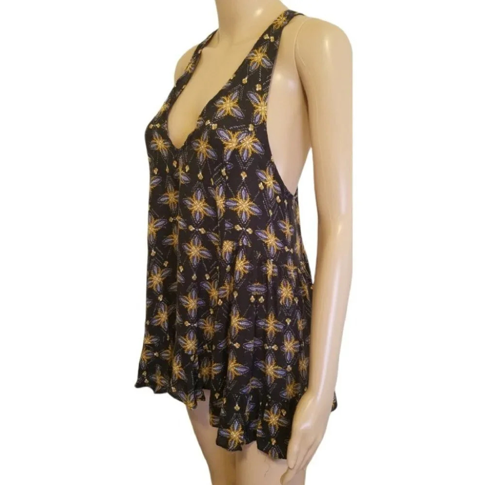 Free People Smocked Sides Tunic Top - Picture 2 of 4